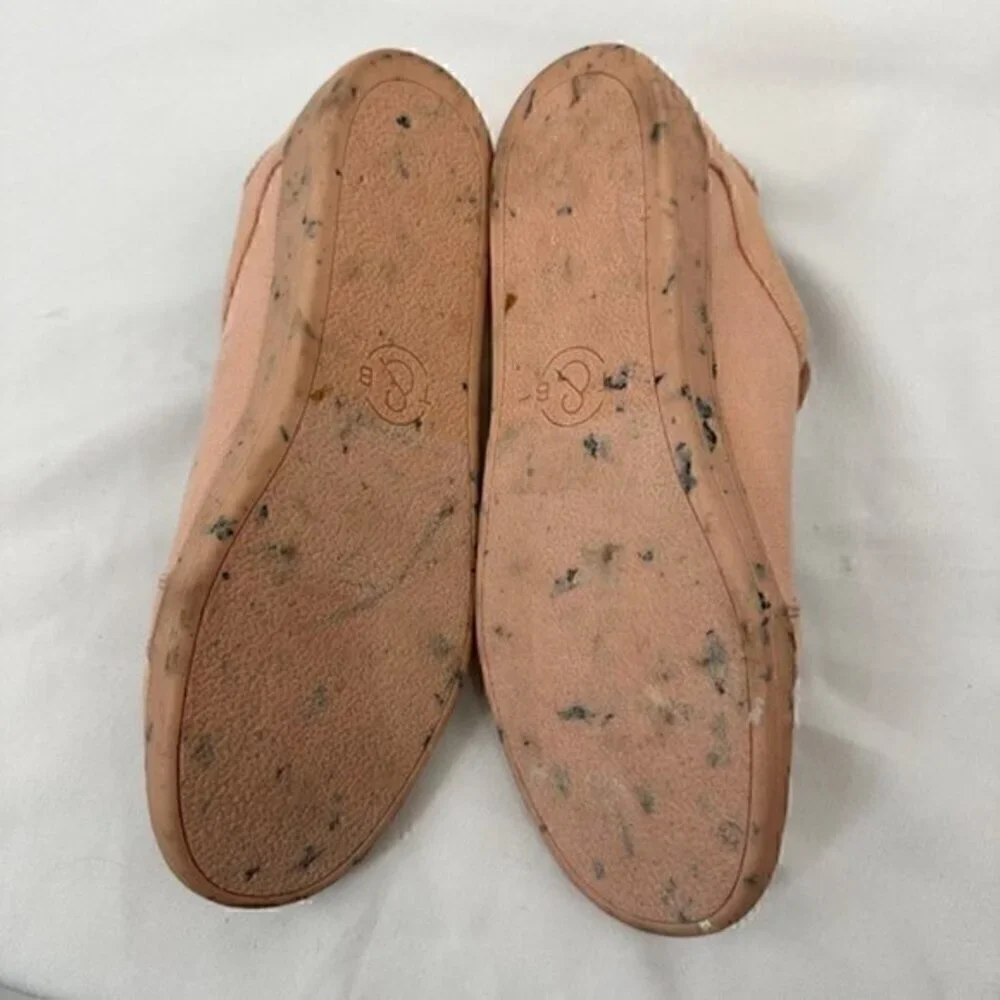 NWOT Treasure &‎ Bond Monroe Canvas Flecked Rubber Sole Sneaker Coral Size 7